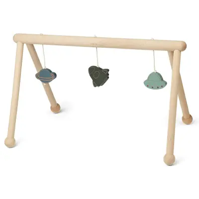 Liewood babygym Ernie inkl leksaker, space peppermint mix