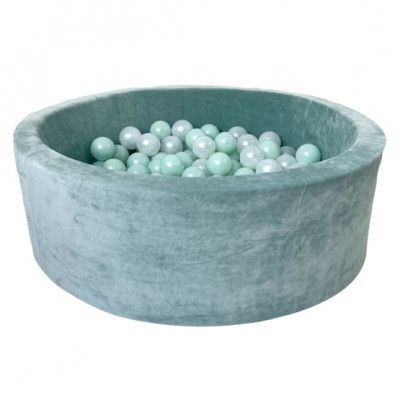 Little Louie Alice Sammet Bollhav 30X90 Cm (Mint)