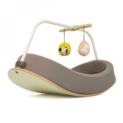 Mamatoyz - Babygym Loop 3-In-1 90 Cm Bomull/ Grå