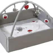 Roba - Babygym Adam&Owl 75 X 85 X 50 Cm Grå