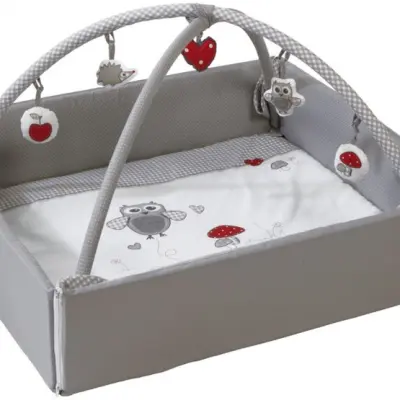 Roba - Babygym Adam&Owl 75 X 85 X 50 Cm Grå