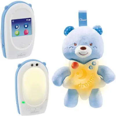 Chicco - Babymonitor First Dreams Blå/Vit 3 Delar