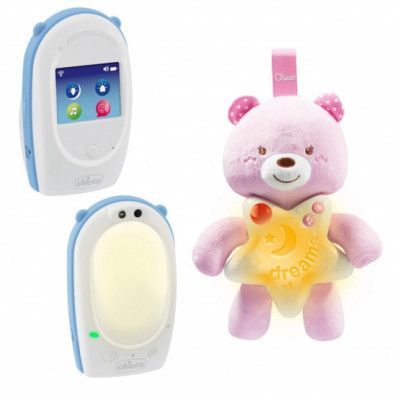 Chicco - Babymonitor First Dreams Vit/Blå 3 Delar