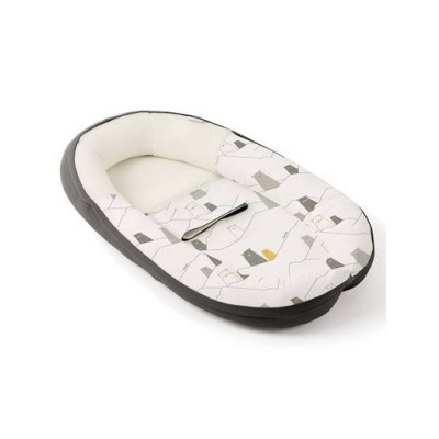 Doomoo babynest, björn grå
