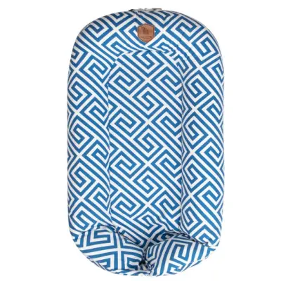 EcoViking - Överdrag Babynest Ancient Blå