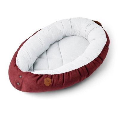 EcoViking babynest, bordeaux red