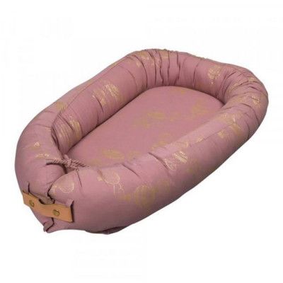 Filibabba babynest EKO, airballoon dusty rose