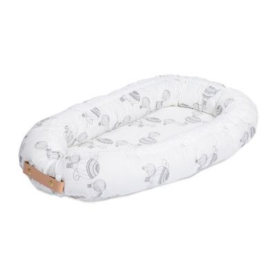 Filibabba Babynest Luftballong (Vit)