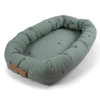 Filibabba babynest/sovorm EKO, little explorer moss green