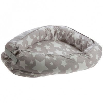 Gamberritos - Babynest 86 X 50 Cm PolyBomull Grå