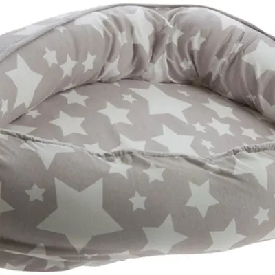 Gamberritos - Babynest 86 X 50 Cm PolyBomull Grå