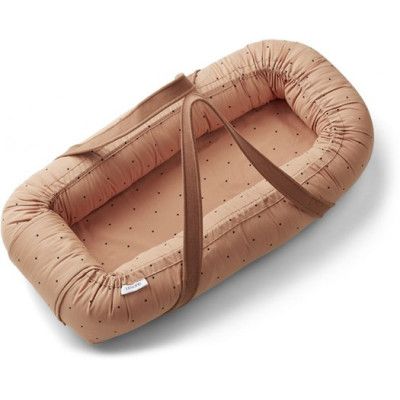 Liewood babynest Gro, classic dot tuscany rose