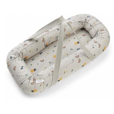 Liewood babynest Gro, fruit dove blue
