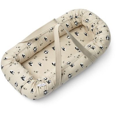Liewood babynest Gro, panda play sea shell mix