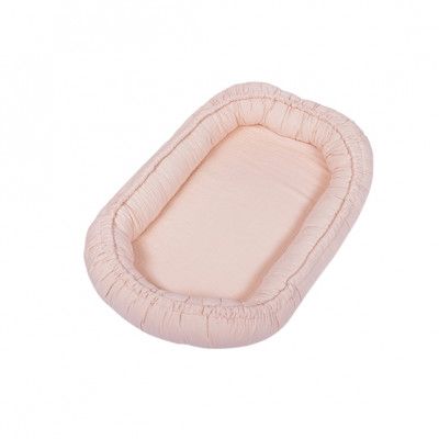Little Louie Lovisa Babynest Muslin (Puderrosa)