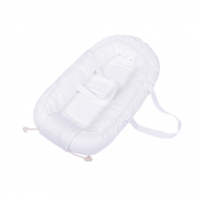 Little Louie Vanessa Babynest Med Handtag (Vit)