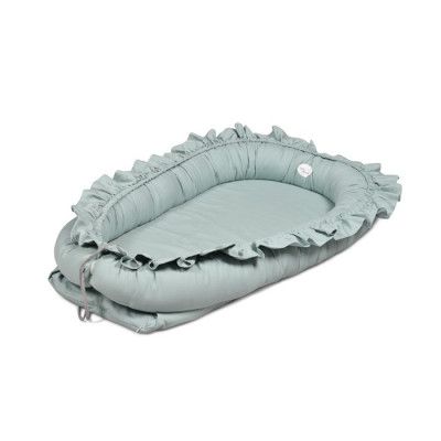 Mini Dreams Babynest Med Volang (Dusty Green)