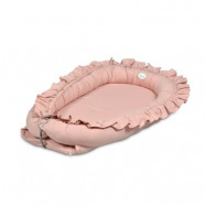 Mini Dreams babynest med volang, dusty pink