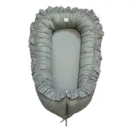 Mini Dreams babynest med volang, vintage green