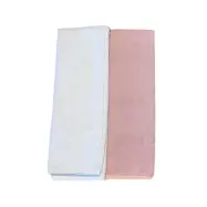 Mini Dreams sköthandduk 2-pack, rosa/vit