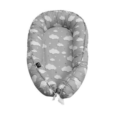 Mommys Best Baby Babynest (Clouds Grey)