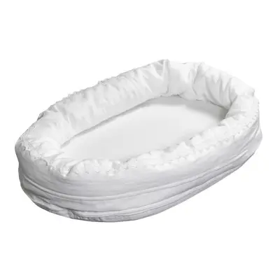 NG Baby sovpöl med spets, MOOD vit