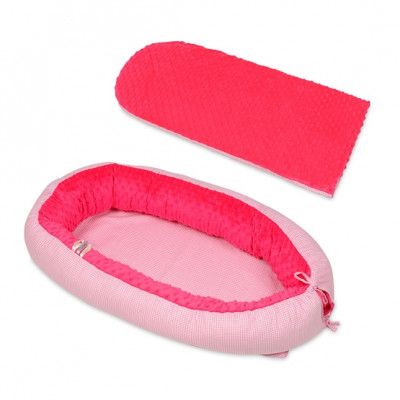 PQP Babynest - Med Dyna - Turkos Stars