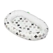 PQP Babynest - Plus Beige med Vit Insida