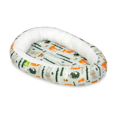 PQP Babynest - Skogen med Vit Insida
