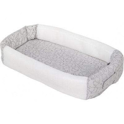 Roba - Babynest 80 X 50 X 15 Cm Grå/Vit