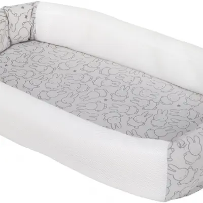 Roba - Babynest 80 X 50 X 15 Cm Grå/Vit