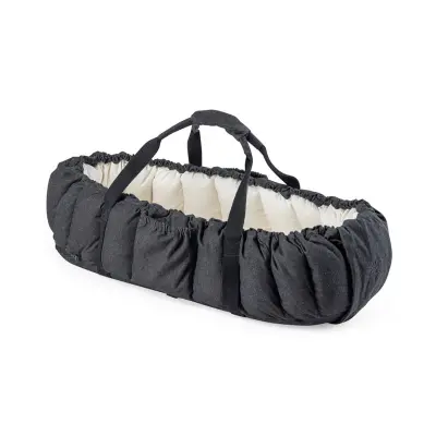 Sebra babynest 3-i-1, dark grey melange