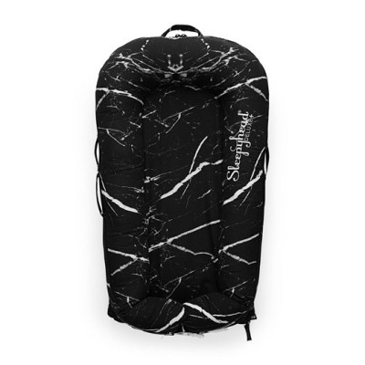 Sleepyhead Deluxe Plus babynest, black marble