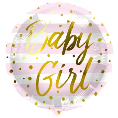 Baby Girl Folieballong 45cm