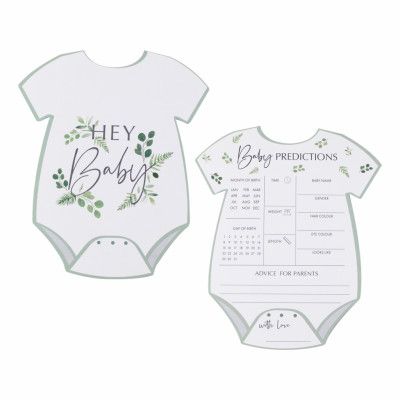 Baby Shower Spel Baby Predictions - 10-pack