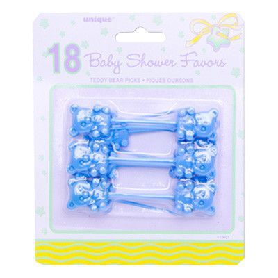Babyshower Picks Blå