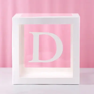 Ballongbox med Bokstav - Bokstav D