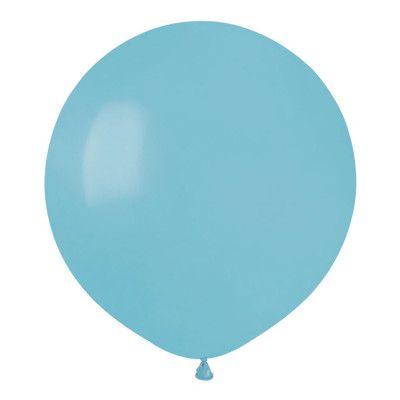 Ballonger Baby Blue Runda Stora - 50-pack