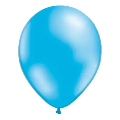 Ballonger Metallic Ljusblå - 10-pack