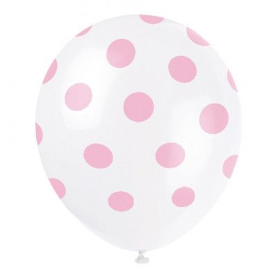 Ballonger Rosa Prickiga - 6-pack