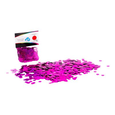 Ballongkonfetti Holografisk Rosa - 15 gram
