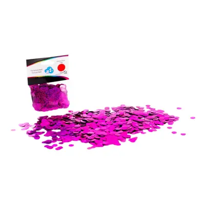 Ballongkonfetti Holografisk Rosa - 15 gram