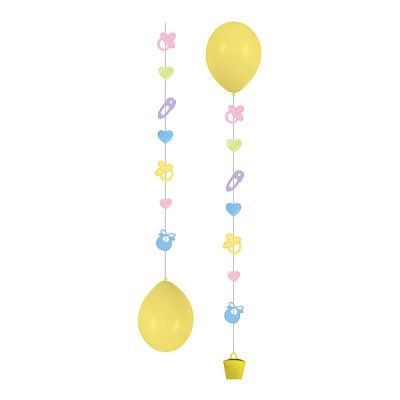 Ballongsvansar Babyshower - 3-pack