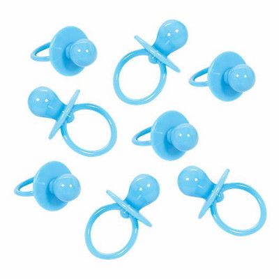Blå Baby Shower Nappar Bordsdekoration - 8-pack