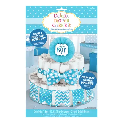 Blöjtårta Dekorationsset Blå