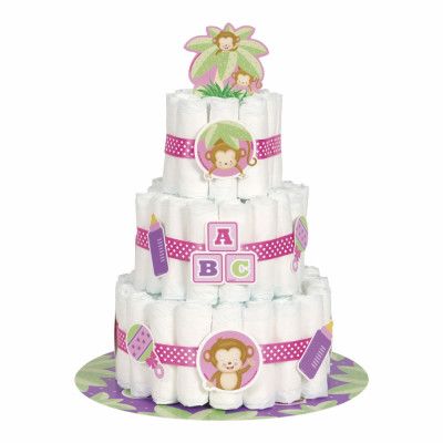 Blöjtårta Tillbehörskit Rosa