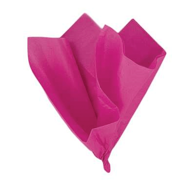 Silkespapper mörkrosa 10-pack