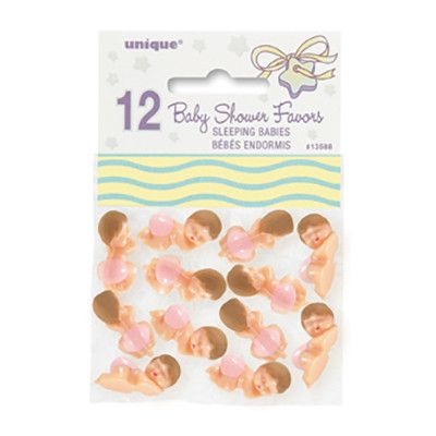 Bordsdekoration Bebisar Rosa - 12-pack