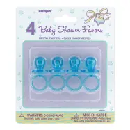 Bordsdekoration Nappar Blå - 4-pack