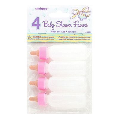 Bordsdekoration Nappflaska Rosa